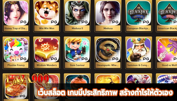 เว็บสล็อต เกมมีประสิทธิภาพ สร้างกำไรให้ตัวเอง