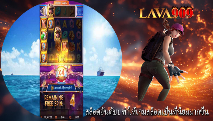 สล็อตอันดับ1 ทำให้เกมสล็อตเป็นที่นิยมมากขึ้น